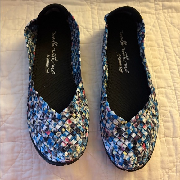 Coldwater Creek Multicolor Woven Flats - Picture 1 of 5